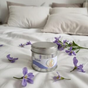 Bougie Parfumée « Violette » -Le Câlin en Boîte !