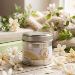 Bougie Parfumée « Fleur de Tiaré » – Alerte Tropiques