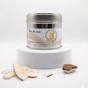 Bougie Parfumée « Noix de Coco » – Évasion Tropicale
