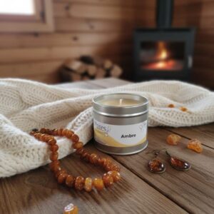Bougie Parfumée « Zaza » – L&rsquo;Élégance de l&rsquo;Ambre