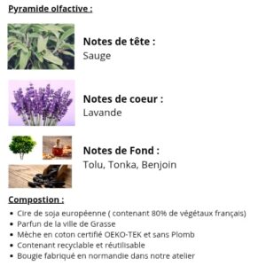 Bougie « la douce lavande »