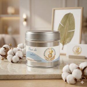 Bougie parfumée Fleur de coton - une parenthèse de pureté