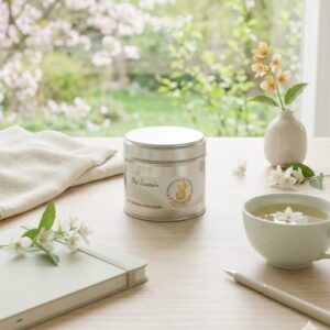 Bougie Parfumée - Thé jasmin - La zénitude en pot